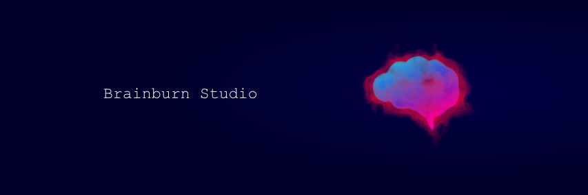 brainburn studio logo banner